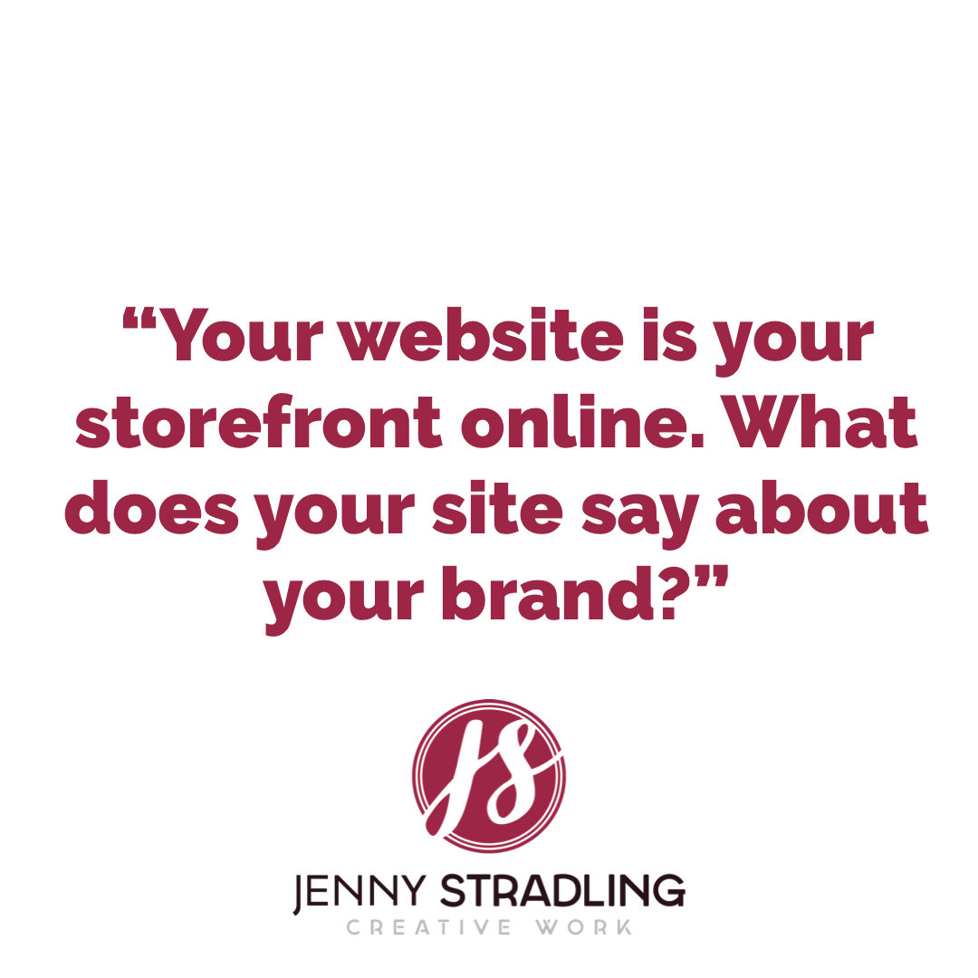 What does your website say about you?
